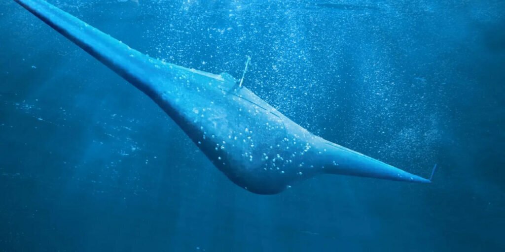 (ویدیو) اولین نسخه از زیردریایی بدون خدمه Manta Ray