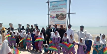 جشن بادبادک‌ها و ساخت سازه‌های شنی در ساحل کنارک برگزار شد
