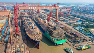 چین همچنان در صدر جدول کشتی‌سازی جهان